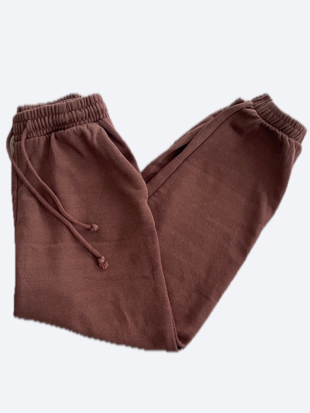 Zara Brown Fleece Joggers - Size 5